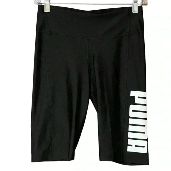 Puma Attitude Shorts Women’s Small Black Bike Cycling Outdoors Spring Summer NWT - Picture 1 of 6